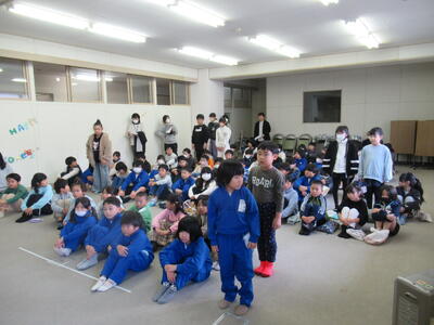 呼名された児童