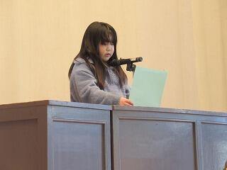 代表児童の発表
