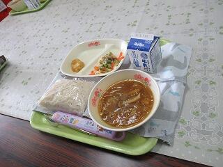 今日はソフトめんです